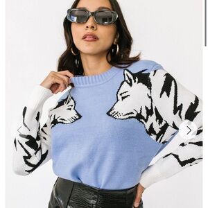 MINKPINK wolf sweater